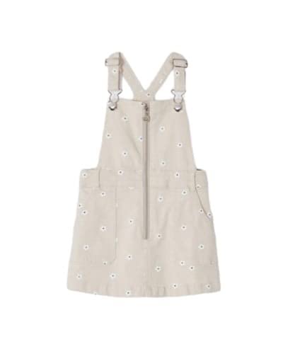 Mayoral Salopette in jeans per bambina modello con gonna bambina 6 anni - 116 cm color ecrù