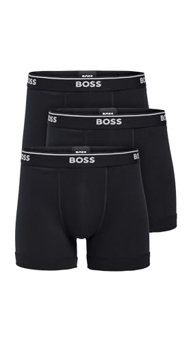 BOSS Men's Classic Cotton 3 Pack Boxer Briefs