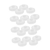 Abaodam 40個 デュアル設計 耐摩耗プラスチック製 ベルトプーリー ギアバンド用 ロボットモデル 車輪モーター対応