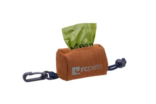 Image of RC Pets P.U.P Bag, Dog Poop Bag Holder with Leash Attachment (Heather Caramel)