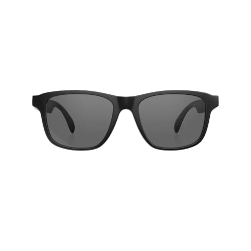 MANHA Smart Glasses Polarized Sunglasses with Bluetooth Speaker Athletic Outdoor UV Protection and Voice Control Unisex