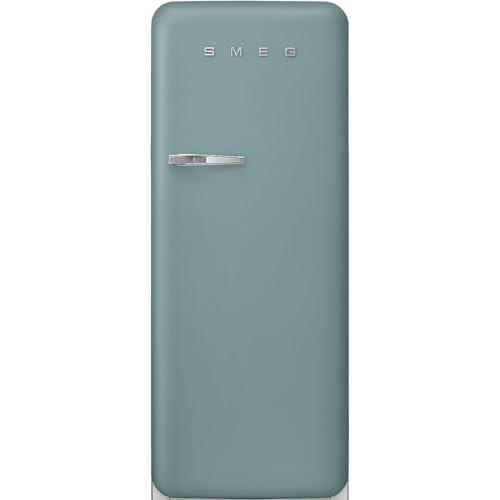 Smeg Retro Style FAB28 50s Style Refrigerator, Right Hinge, Matte Jade – 9.93 Cu. Ft. – Made in Italy on Fridge.com
