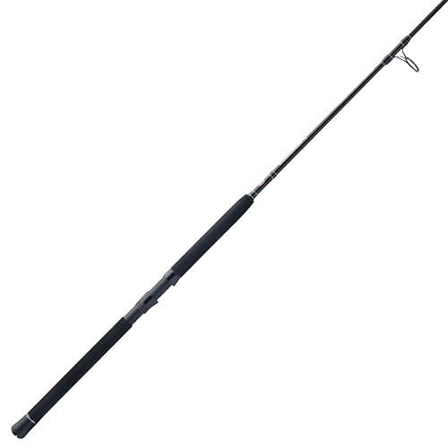 Penn Squadron IV Boat Spinning Rod, 7', 1-Piece Saltwater Fishing Rod, Medium Power, 30-50 lb Line Rating, Lure Rating