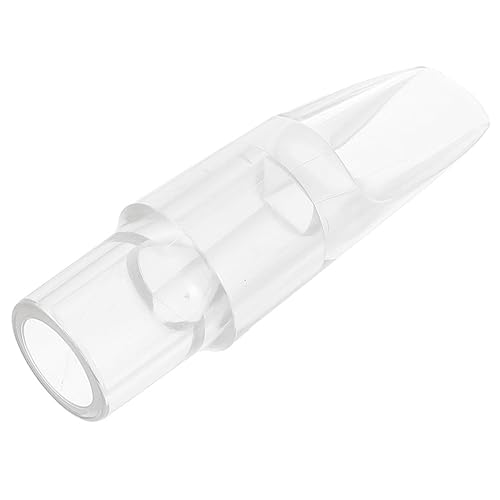 VANZACK Soprano Saxophone Head Transparent Mouthpiece for Improved Tone Durable Design for Practice and Performance Compatible with High Saxophones