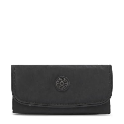 Kipling Money Land, Cartera Grande para Mujer, Black Noir, Talla única