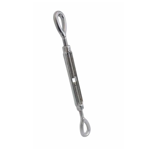Marine Boat Drop Forged T316 Stainless Steel 5/16" x 4-1/2" Eye Eye Turnbuckle 800 Lbs WLL miniatura 1