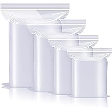 100-2000pcs Grip Seal Bags, Clear, 16cm X 24cm
