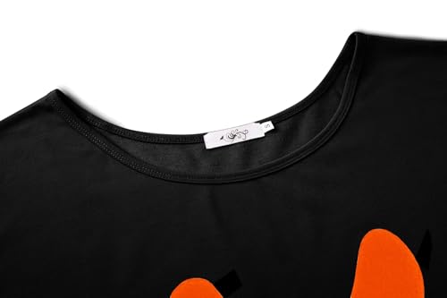 lymanchi Women Halloween Off Shoulder Sweatshirt Casual Loose Sexy Pullover Tops - Image 4