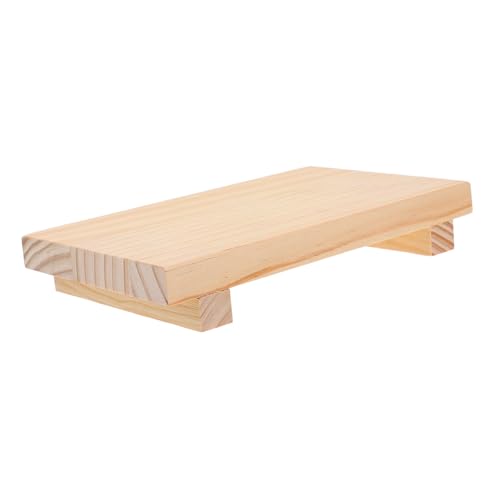 TEHAUX Natural Soap Dish Easy to Clean Vanity Tray for Bathroom Storage Multi-use Decorative Tray for Soaps Cosmetics Jewelry Water-Resistant Design