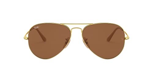 Image of Ray-Ban Unisex Polarized Pilot Sunglasses - 0RB3689