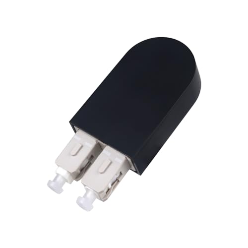 Xunsomten-1PC SC Fiber Optic Loopback Adapter Tester ?Multimode UPC SC Loopback Plug Standard Duplex SC Connector Loopback Adapter/Test Plug for Testing Applications