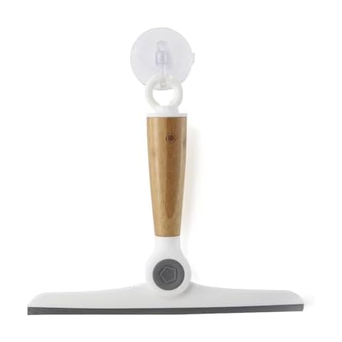 Full Circle Shower Squeegee with Hanging Hook Cover