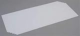 Evergreen 9102 Placas de poliestireno blanco, 200 x 530 x 0,38 mm, 6 unidades