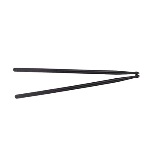 Baquetas de nylon negro para batería 3 pares miniatura 3