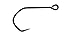 Gamakatsu 67700 Fly Hooks, R16-2HBV, No. 12, 14 Pieces, NS Black