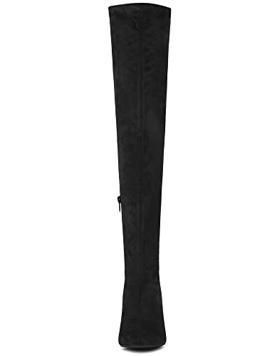 Allegra K Women's Stiletto Heels Thigh High Over the Knee High Boots3
