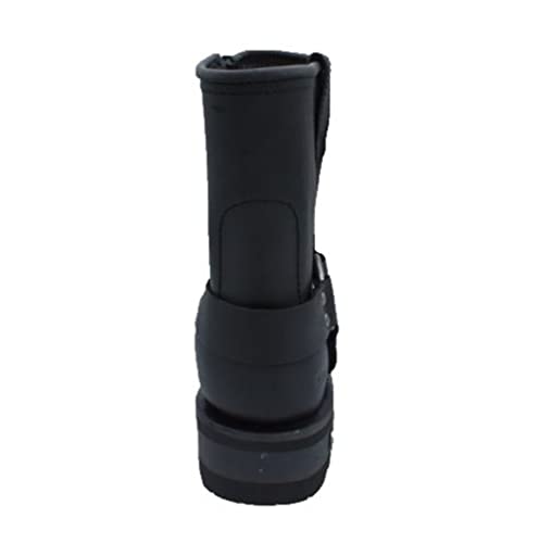 Adtec Women's 2436 7" Side Zipper Harness Boot Black4