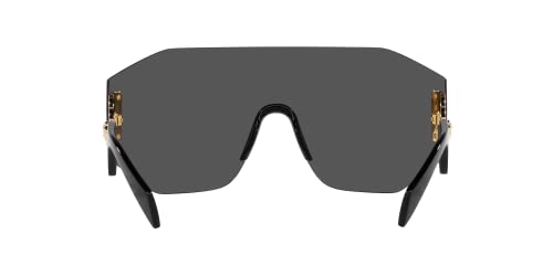 Versace Unisex Sunglasses Grey Mirror Silver Frame, Grey Mirror Silver Lenses, 0MM4