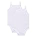 Feathers Baby Girls Solid White 100% cotton super soft Camisole Onesies 2-Pack ,24 Months