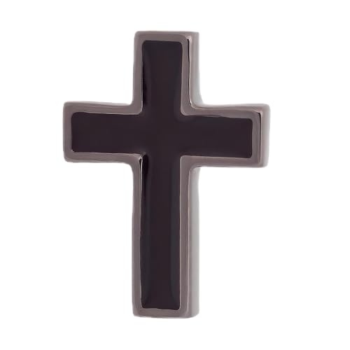 Image of Women's Cross Brooch Lapel Pin Faith Fashion Jewelry | Classic cross tie tack lapel pins. Decorative jewelry accessories for women's dresses, scarves, suits and church events