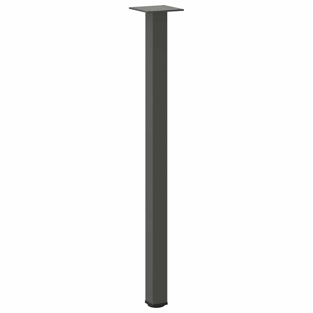Nogi konsoli 4 szt. antracyt 72-74 cm ze stali