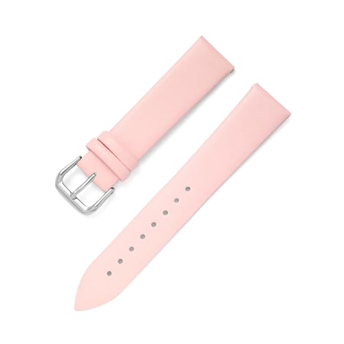 Bracelet de montre en cuir de vachette pour femme avec boucle acier interchangeable toutes tailles