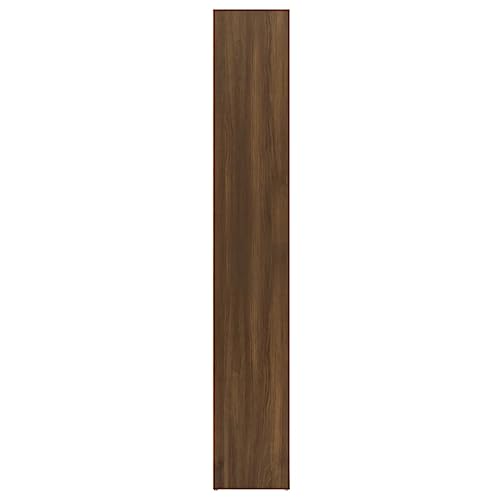 Estantería de madera de ingeniería con estantes de pie verticales para organizar archivos 6