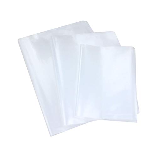 STOBOK Funda de libro impermeable de 30 piezas funda de libro de texto de plástico transparente funda de libro de ejercicios protectora para escuela de oficina de estudiante