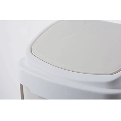 Bote de basura ZAW con tapa elegante para baños y salas de estar 5
