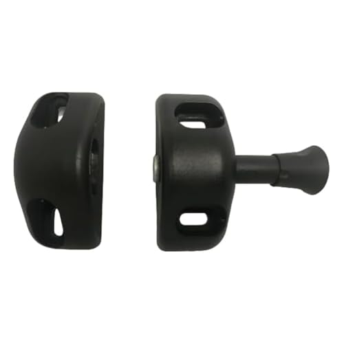 Kayfg Cerradura Magnética de Plástico para Puerta de Barandilla, Cerradura Magnética para Jaula de Perro, Cerradura Magnética para Puertas y Ventanas