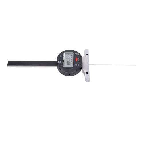 Electronic Depth Gauge, Electronic Depth Meter 100mm 4in Range for Woodworking Metalworking