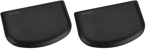 Image of Kensington ErgoSoft Wrist Rest, Black (K52803WW), Memory Foam, Rubber, for Slim Mouse (Pack of 2)