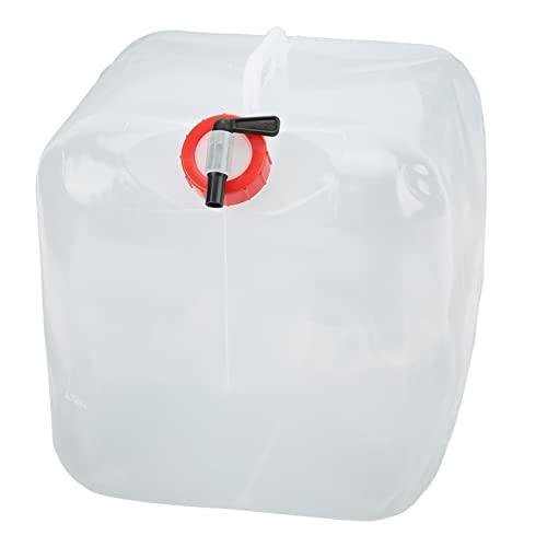 CFTGIW Collapsible Water Canister Portable Plastic Foldable Drinking Water Container With Tap Screw Cap for Travel Kitchen 20L the Size and Can in Is With Handle Design Convenient It (10L)