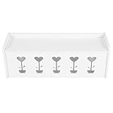 1. Este producto es una caja de almacenamiento de cable diseeada de acuerdo con las necesidades de la vida familiar..Hecho de pvc, no tóxico, inofensivo, sin olor, sin deformación.. puede colocar en una mesa o esquina para recoger y organizar cables..Pueden aprovechar al máximo la habitación y ayudarlo a encontrar el cable fácilmente.
