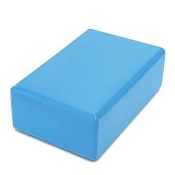 Yoga Block EVA Foam for Yoga, Pilates & Meditation | High Density Latex-Free Non-Slip Yoga Brick with Beveled Edges | Lightweight Balance, Stability & Stretch Support Block | Multicolor (Pack of 1) (Blue)-image-20