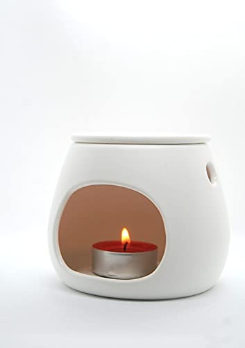 Bruciatore di cera, diffusore di aromi in ceramica, supporto per