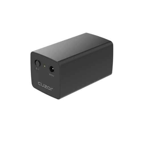 Image of Cuzor Mini UPS Lite 12V Router UPS up to 2A | Up to 4 Hours Backup | WiFi UPS Power Backup for Internet Fiber Modem | 2x2600 mAh | Backup ups for WiFi Router