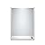 WOODBRIDGE 60 in. L x 36 in. W x 75 in. H Alcove Solid Surface Shower Combo Kits with Glue Up Shower Walls in Matte White and Single Threshold Shower Base with Right Drain in White