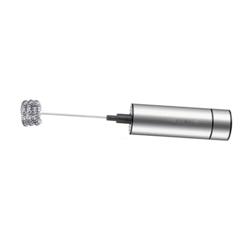 Luxshiny 電池不要ステンレス製電動ミルク泡立て器 三スプリング構造 軽量ハンドヘルド コーヒーブレンダー カフェや家用静音設計