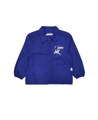 Primo della Classe Grembiule scuola elementare per bambino, Divisa Scolastica blu, adatto alla Scuola primaria per ragazzo. (24 232 blu, 70-7 anni)