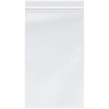 Plymor 6" x 10" Pack of 100, 2 Mil Zipper Reclosable Plastic Bags