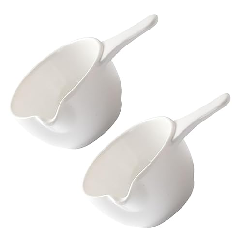 CIYODO 2pcs Tomato Sauce Saucer Dish Spice Dishes Para Mini Postres Sauce Bowls Jam-pot Saucer Appetizer Plates Snack Tray Salad Seasoning Mini Sushi Dipping Bowls Jam Bowl White Ceramics