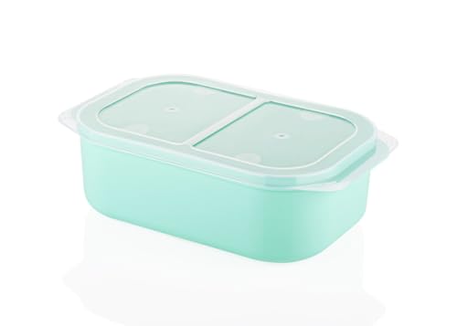 HAPPI Multipurpose Plastic Airtight Masala Box for Kitchen, Fridge Storage Containers Spice, Grocery, Dry Fruits, Vegetable Food Storage Box (3000 ml - Sea Green)