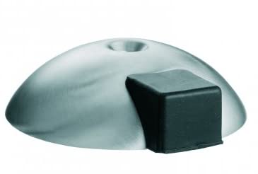 Pavimento Porta Fermaporta, Acciaio Inox Satinato