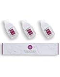 Derma Roller Replacement Heads 0.25mm Microneedle Rollers For Face and Body 600 Titanium Needles .25mm Micro Needle Length Dermaroller Heads With Protective Covers (3 Pack Replacement heads Only)