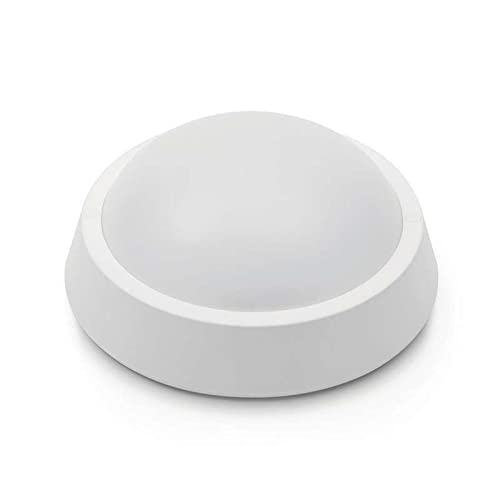 Aplique LED de techo 8 W redondo con luz de emergencia 3 h – blanco cálido (2700 K)