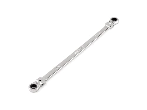 Image of TEKTON 3 /8 x 7 /16 Inch Long Flex Head Ratcheting Box End Wrench | WRB36310