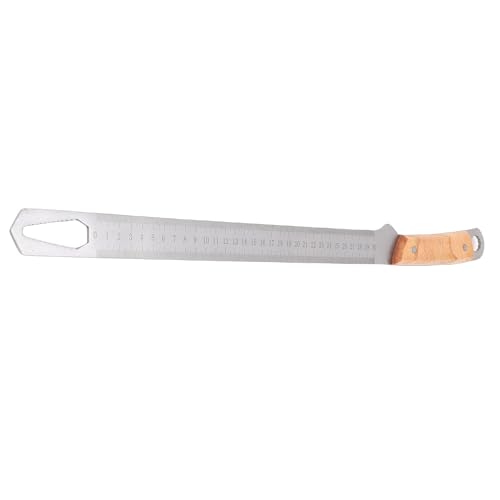 Regla de acero Oumefar de 0-30 Cm con mango: medición firme sin deslizamientos 6