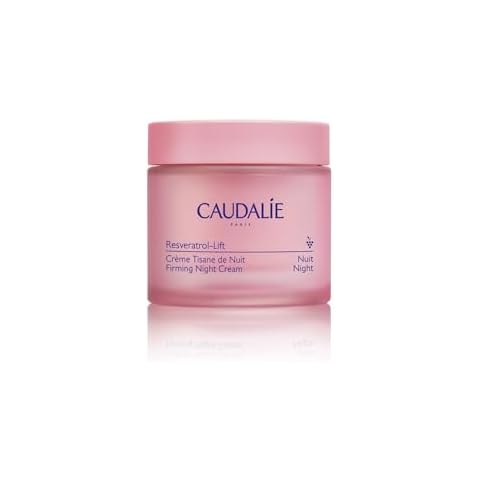 Caudalie Resveratrol-Lift Retinol Alternative Firming Night Cream Moisturizer, Refillable Jar 1.6 oz Cover