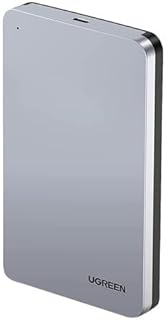 U-G-R-E-N Case Externa p Ssd Sata 2.5 pol Portátil Protocolo Usb 3.1 Tipo C Velocidade de Leitura de Até 6Gbps Suporte ao protocolo UASP Compatível Linux, MAC OS, Windows/No Brasil